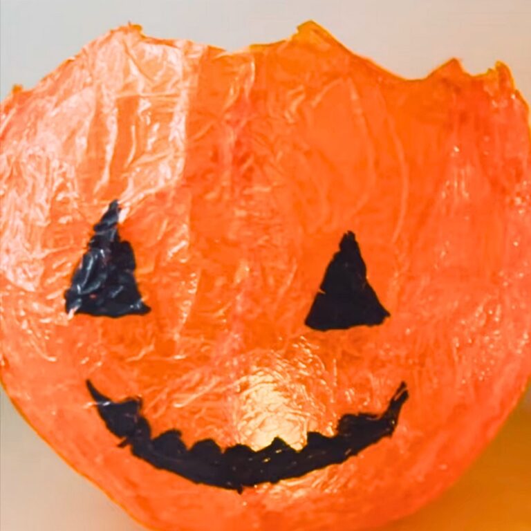 DIY Easy Halloween Jack-o'-Lantern Tutorial