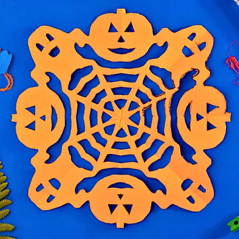 DIY Paper Halloween Ghosts and Pumpkins – Fun & Easy Craft