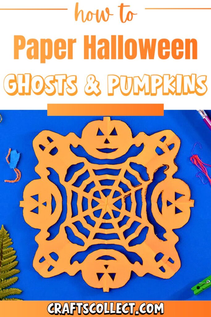 DIY Paper Halloween Ghosts and Pumpkins – Fun & Easy Craft