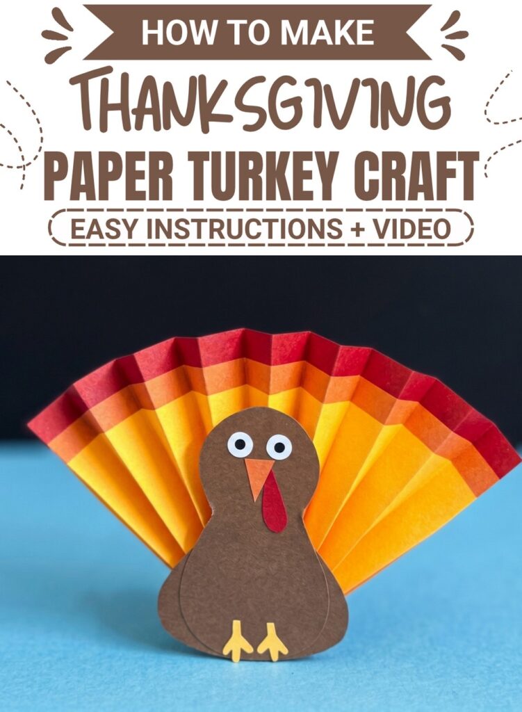 Easy DIY Thanksgiving Paper Turkey Craft