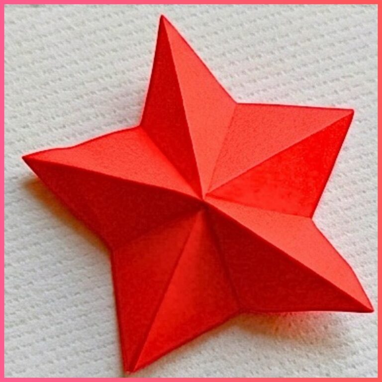 How to Make a Simple Paper Star - Easy Beginner Craft
