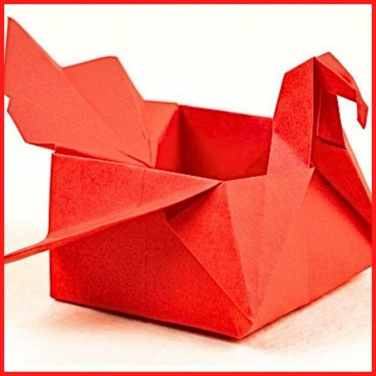 Origami Turkey Box for Thanksgiving - Paper Craft